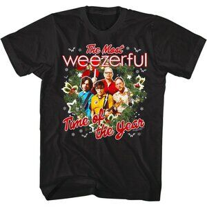 Weezer Most Weezerful Time Of The Year Funny Christmas Music Fan Gift T-Shirt 05